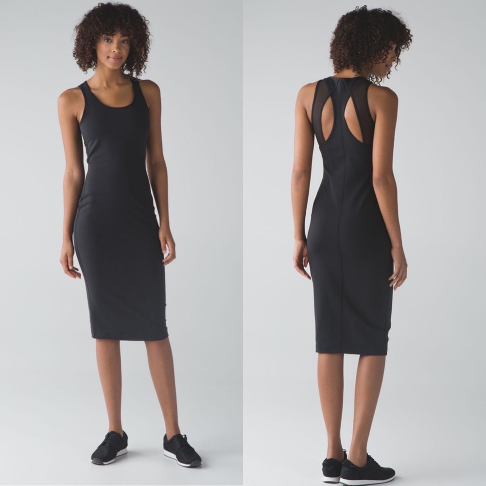 Lululemon Globe Trotter Dress black size 6
